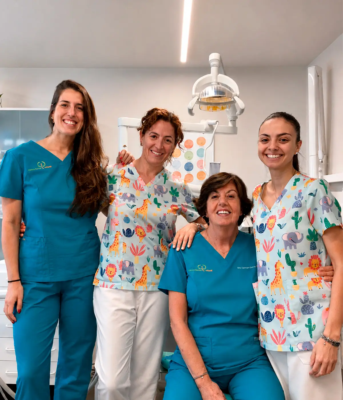 Equipo de odontopediatras de la Clínica Dental Infantil de Toledo