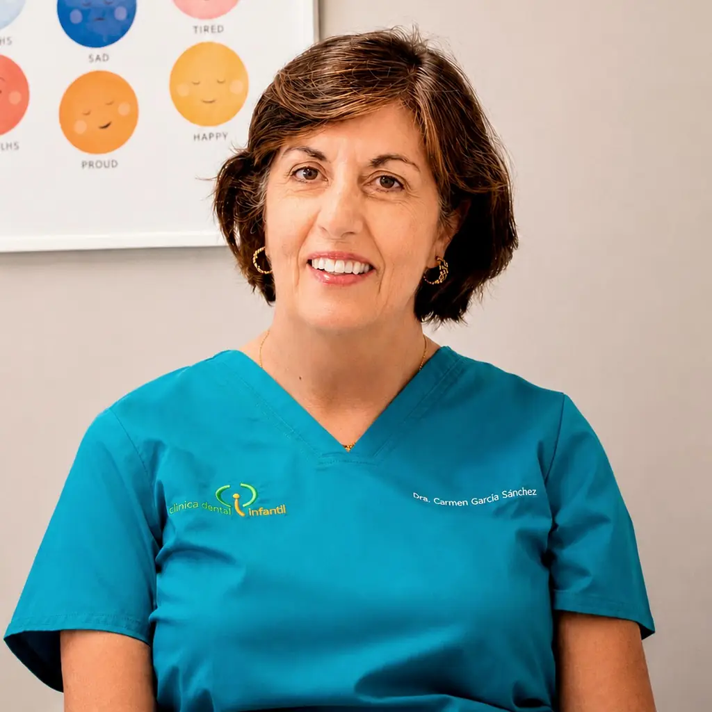 Dra. Carmen García Sánchez, medico estomatólogo | odontopediatra | directora de clinica en la Clínica Dental Infantil de Toledo